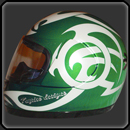 peinture personnalis� sur casque Arai 