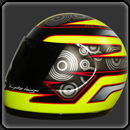 peinture sur casque arai vernis mat