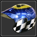 peinture sur casque ARAI GP-jet pour la Lotus cup avec chrome et logo Lotus Racing