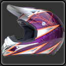 peinture sur casque SHARK MX avec aérations chrome