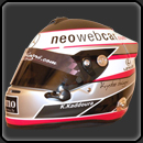 casque ARAI GP6S Hans clips finition mat/brillante 