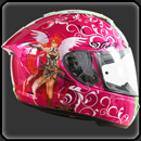 peinture sur casque shoei x spirit 2 option chrome rose