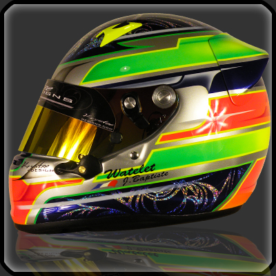 peinture sur casque Arai SK6