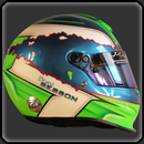 casque Arai GP6 avec hologramme pour les world series