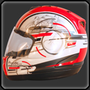 peinture sur casque Arai RX7 GP mat et brillant 
